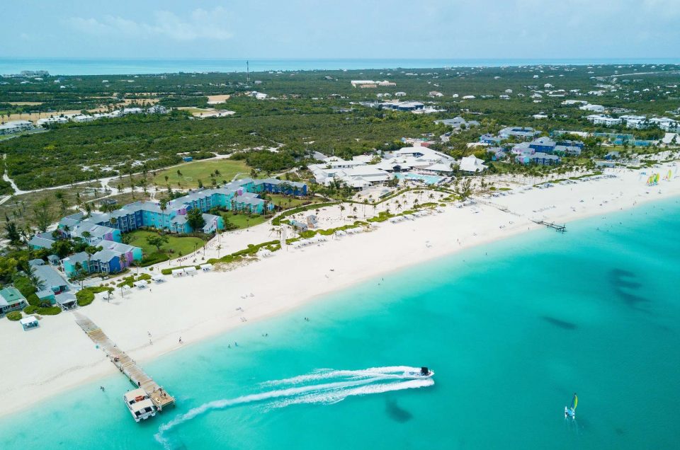 Club Med Turkoise Beach Aerial